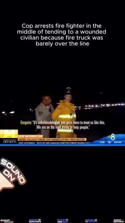 To tend to a wounded civilian