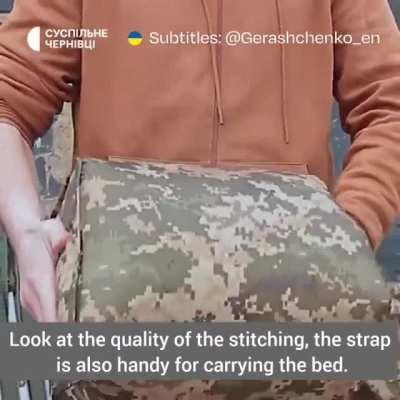 Craftsmen in Chernivtsi make portable beds for our Defenders - they are light, very comfortable and relatively inexpensive. Creators say they visited a deployment center, saw the unspoken need and set to work. Each of us does what we can to help our Defen