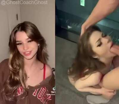 BWC Blowjob Brunette Cock Gagging TikTok Porn GIF by coachandghosts