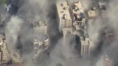 Israeli fighter jets struck residential targets in the Rimal area. 9.10.23