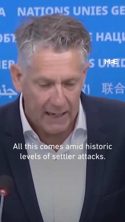 Unicef spokesperson James Elder told reporters on Tuesday that the Israeli occupation military and settlers have killed one Palestinian child a week on average in the occupied West Bank since the start of 2025.