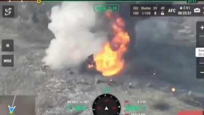 Russian troops casually driving