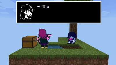Kris Screws Up the Cobblestone Generator. Deltarune Sprite Animation