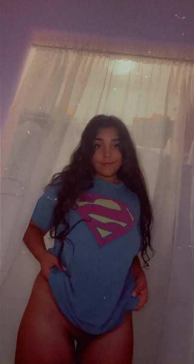 I stole your shirt but I can give it back if you suck my boobs