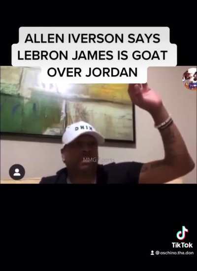 Allen Iverson calls LeBron James the GOAT