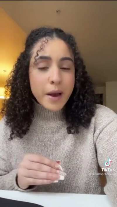 Girl thinks losing weight is unhealthy