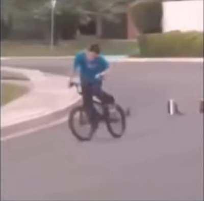 Who pedals like that?