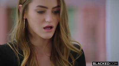 She couldn’t keep her hands off that black baby maker