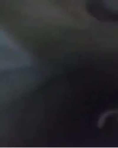 Lunatic chasing some poor guy