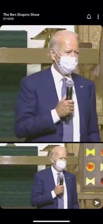 Joe forgets history and rips a fart on stage