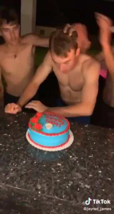 Just blow the damn candle dude