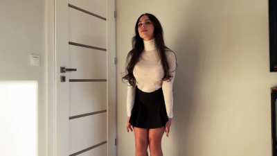 Would you like this fuckdoll to put her panties in your mouth?