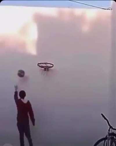 to record a basketball trick shot