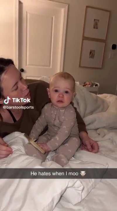 Kid is Scared of cows