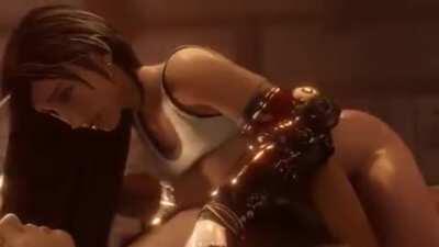 Tifa and Jessie getting fucked (Nagoonimation)