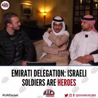 Emirati Delegation: Israeli Soldiers are Heroes | In an interview with an Israeli reporter, Emirati delegates praised Israeli soldiers and called them 