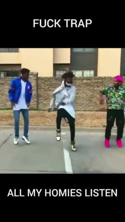 Fuck trap all my homies listen macho alfa's songs