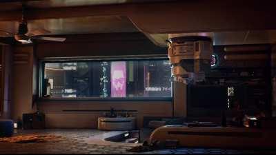 V's Apartment - Cyberpunk 2077 [Perfect loop + text removed]