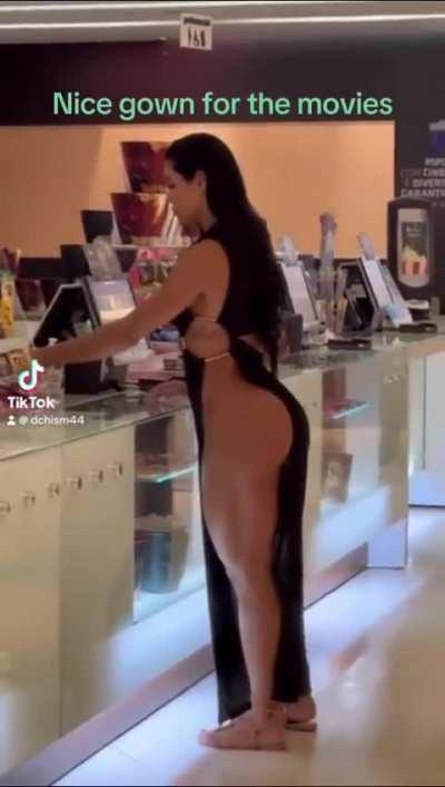 Looks like she’s dressed up for a night out.