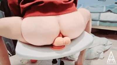 I Did My Homework On This Chair. Now Im Riding Dildos On It