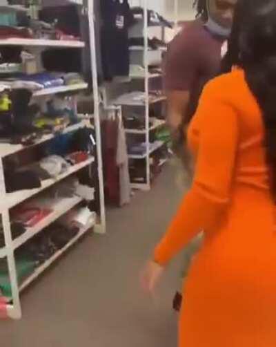Sexually assault a mannequin... Then proceed to sexually assault the man fixing their mistake