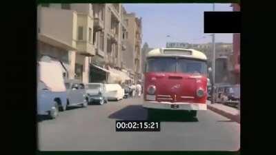 Rare Coloured Video of Cairo (Circa 1960) - High Quality