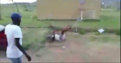 Throwing metal on a friend - done!