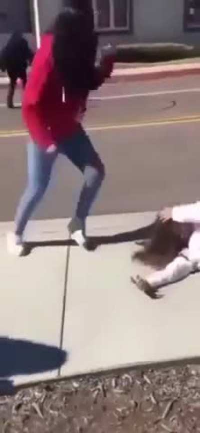 Brutal punt kick to face