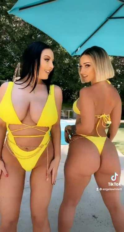 Jada & Angela twerking 🤤🤤