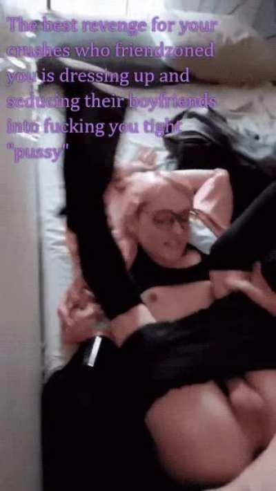 Its only for revenge tho, is not like you like their juicy cocks in your ass or anything