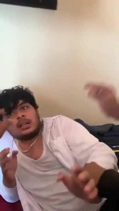 Himank Bansal being assaulted by students of Islamist identity “ made him chant allah hu Akbar “ in IBS college , Hyderabad, India by so called Muslim minority