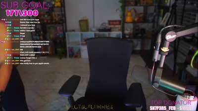 She showing them big milkers so much now