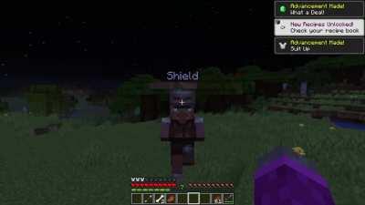 Human Shield in Minecraft