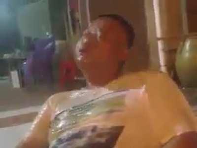 Classic human fountain