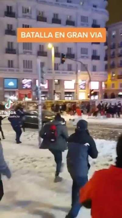 Snow in Spain, a series of unfortunate events.