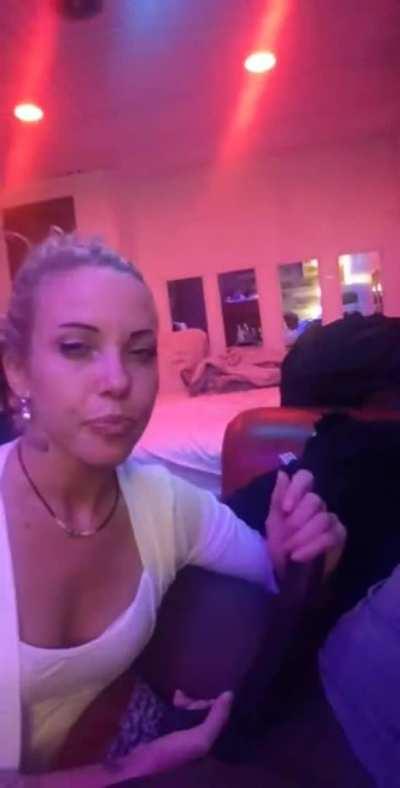 Blonde Taking Her Time With Blowjob