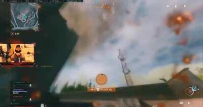 Bouncing betty and claymore at top of stair case