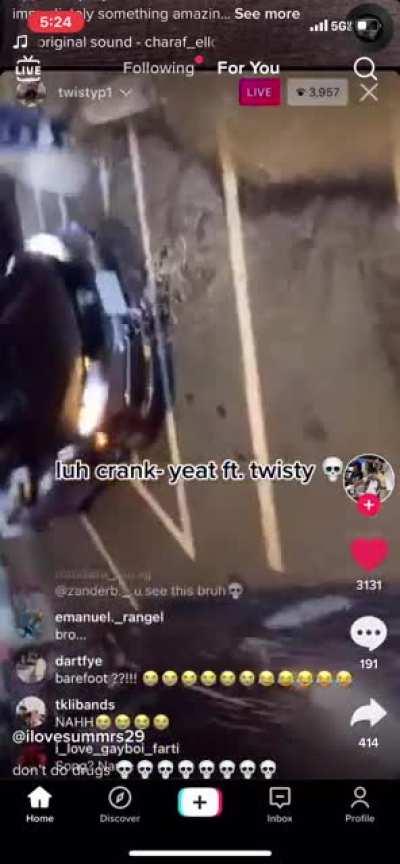 this nigga is fucking insane i’m certain bruce let him borrow his percathans