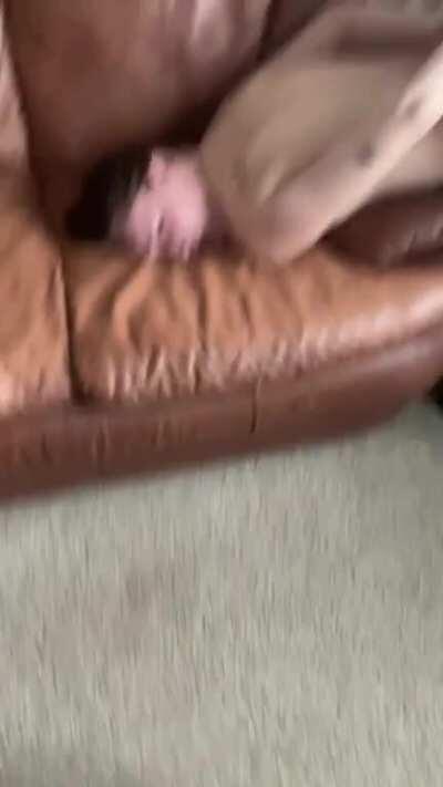 Tied up with a wand is my favorite way to end a weekend.