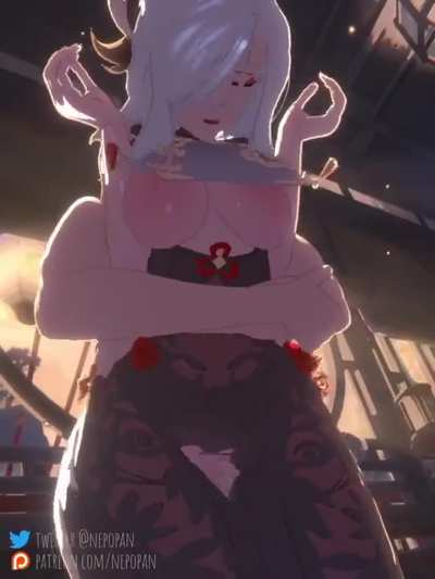 In between shenhe’s soft pillows (neopan)