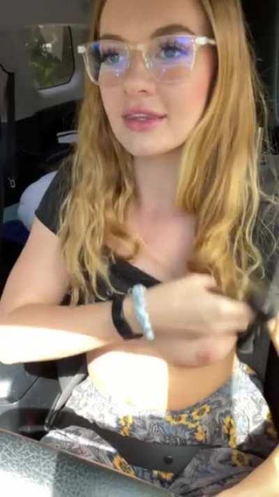 squirting in the car (watch til the end!)