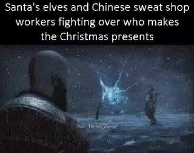 We wish you a sweat shop Christmas, we wish you a sweat shop Christmas