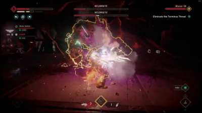 Block stuns and radiating impact went so clean against Hellbrute ✊