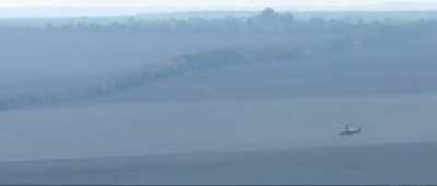 UA pov: KA-52 shot down in early october, parachute visible