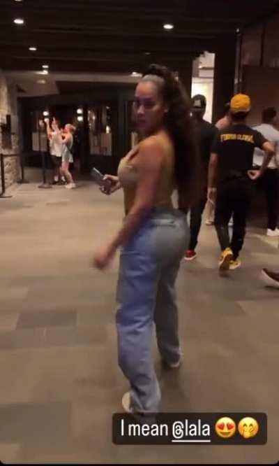 All that ass in them jeans!