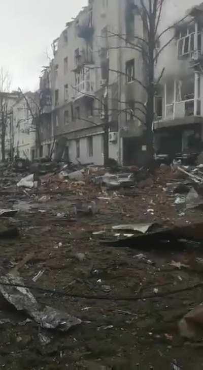 Downtown Kharkiv Ukraine Population 1.4mil