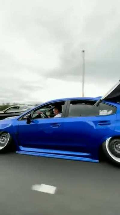 That can't be healthy for the tires...