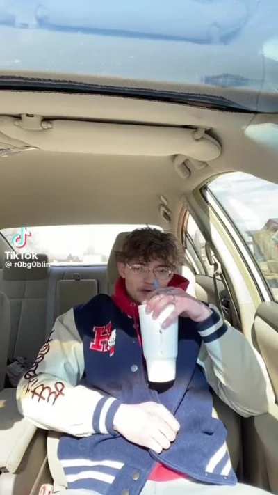 He got himself a drink