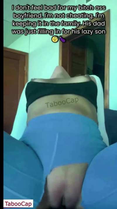 My Boyfriend's Dad Fucked My Sweaty Tight Pussy (ImageFap TabooCap)