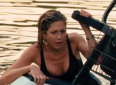 Jennifer Aniston's Wet Cleavage